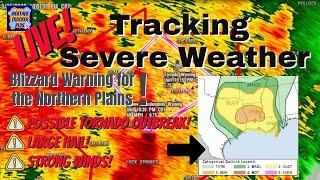 Live! Tracking Severe Weather - Possible Tornado Outbreak! Enhanced Risk for Severe Weather