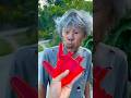 Kind grandpa eats watermelonhandwatermelon ice cream beautiful #shorts