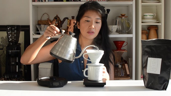 Bona Enamel Pour Over Coffee Kettle