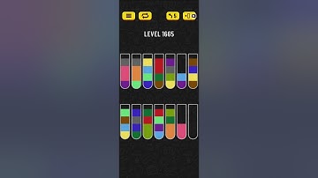 Water sort puzzle level 1665