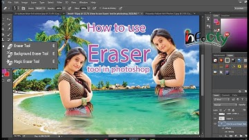 How to use Eraser Tools in Photoshop cs6