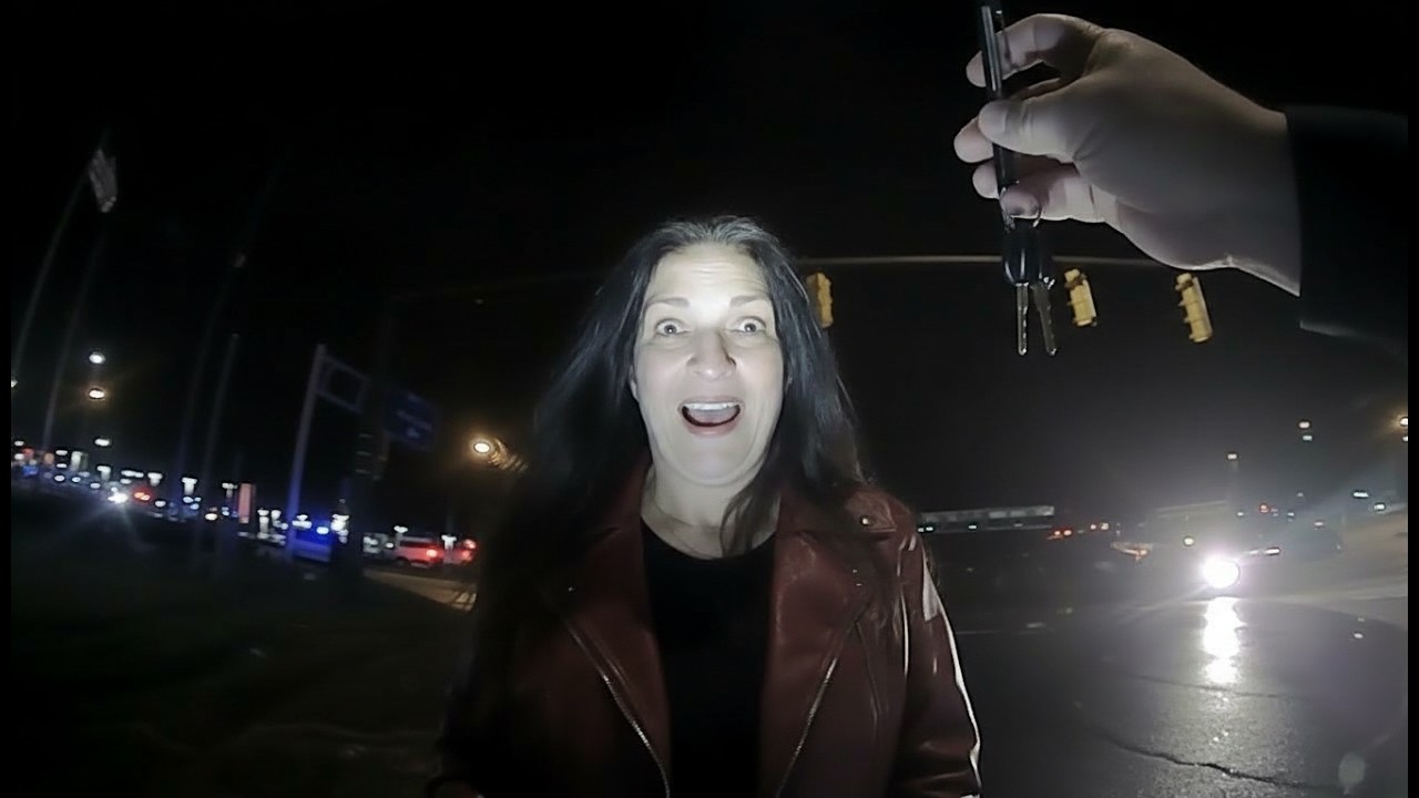 NEAR FATAL: Drunk Driver Slams Into Cop Car During Traffic Stop - YouTube