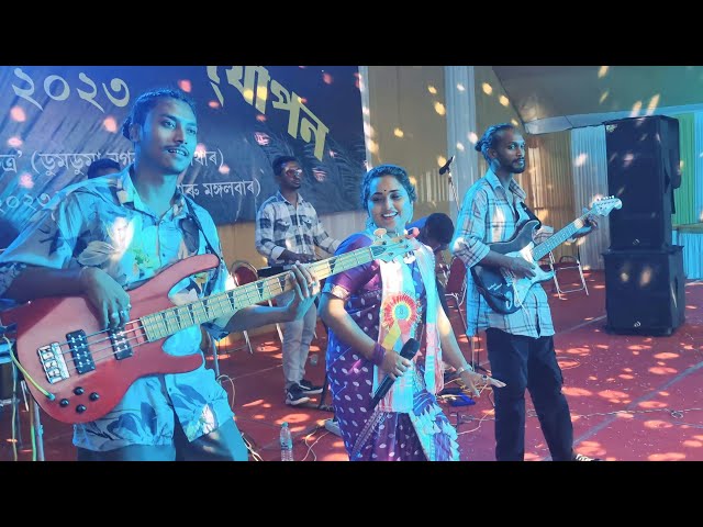 Himadri Das Panika Live At Doomdoma Central Karam 2023 || New Jhumur Songs Live || AB Creation class=