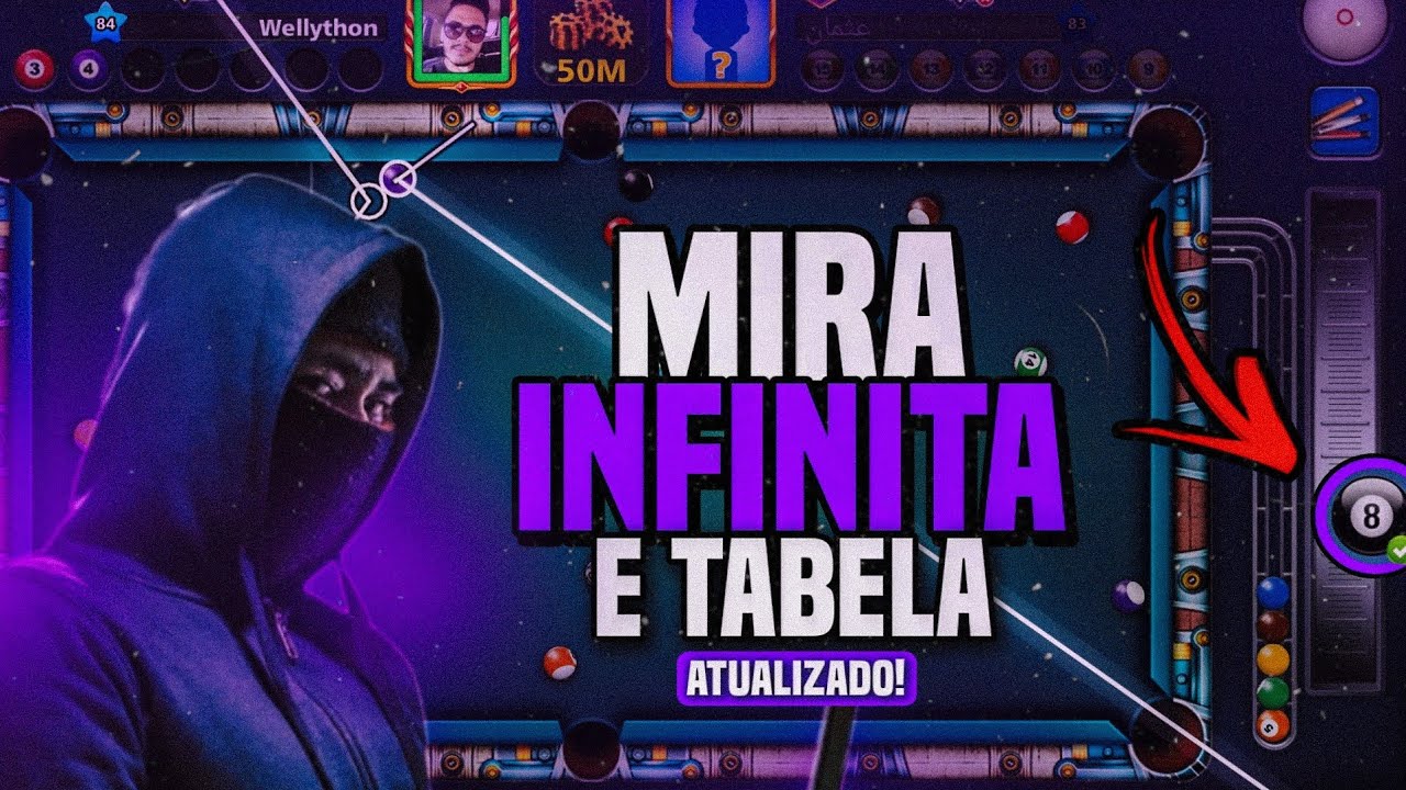 HACKER DE MIRA E TABELAS GRÁTIS NO 8 BALL POOL ATUALIZADO NA NOVA VERSÃO  BETA 