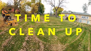 Super SATISFYING  leaf clean up-Start to finish clean up- (SOLO Set up: 36i/9010)