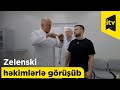 Zelenski müharibədə xidmət göstərən həkimlərlə görüşüb -Mənbə: AP