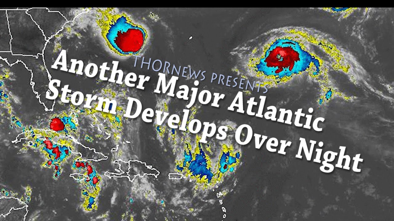 Another MAJOR storm develops off the Atlantic Ocean overnight! - YouTube