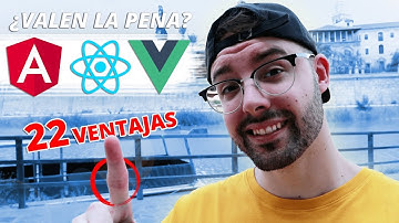 Las 22 Ventajas de los Frameworks para JavaScript ❤️ Lo MEJOR de Angular, React y Vue JS ✔️