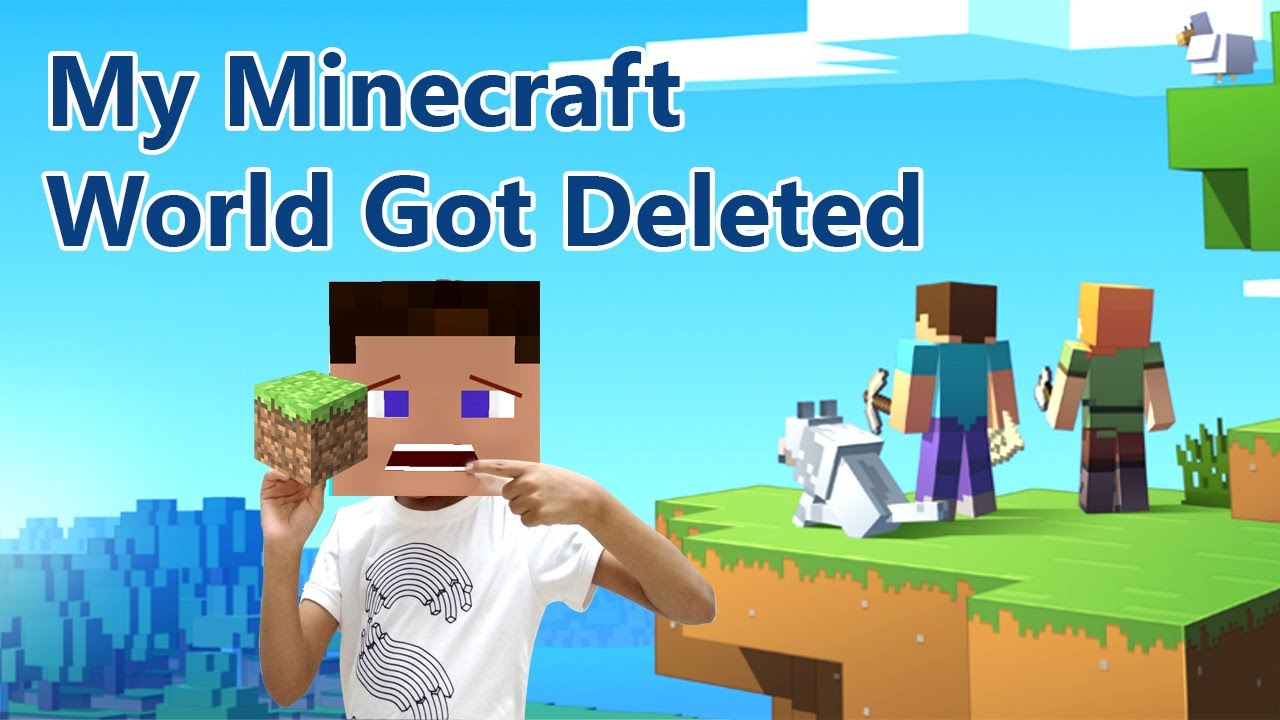 My World Got Deleted : Minecraft Survival EP 2 - YouTube