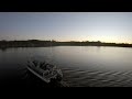 Sunset boat intercept 