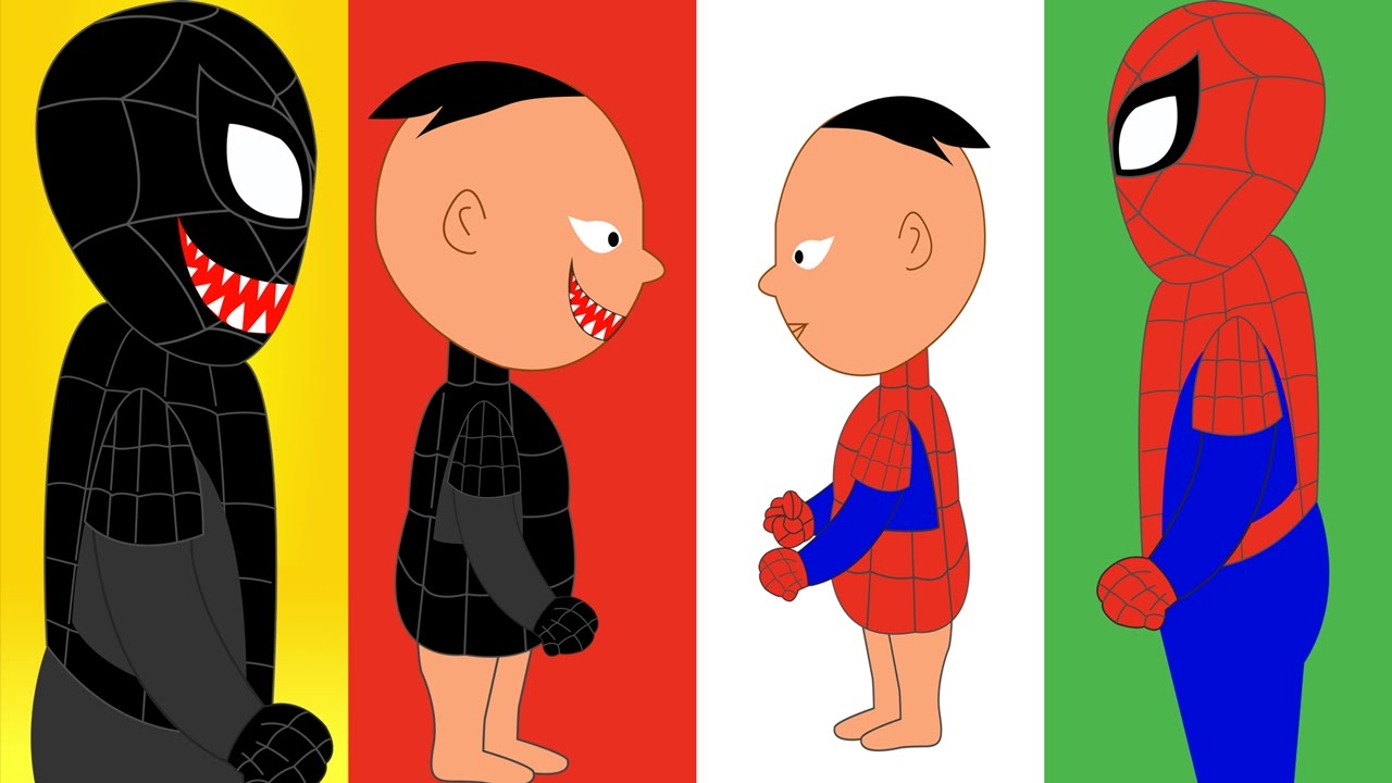 Finger Family Collection Spiderman Finger Family (Spiderman Vs Venom