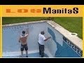 como poner gresite en una  piscina