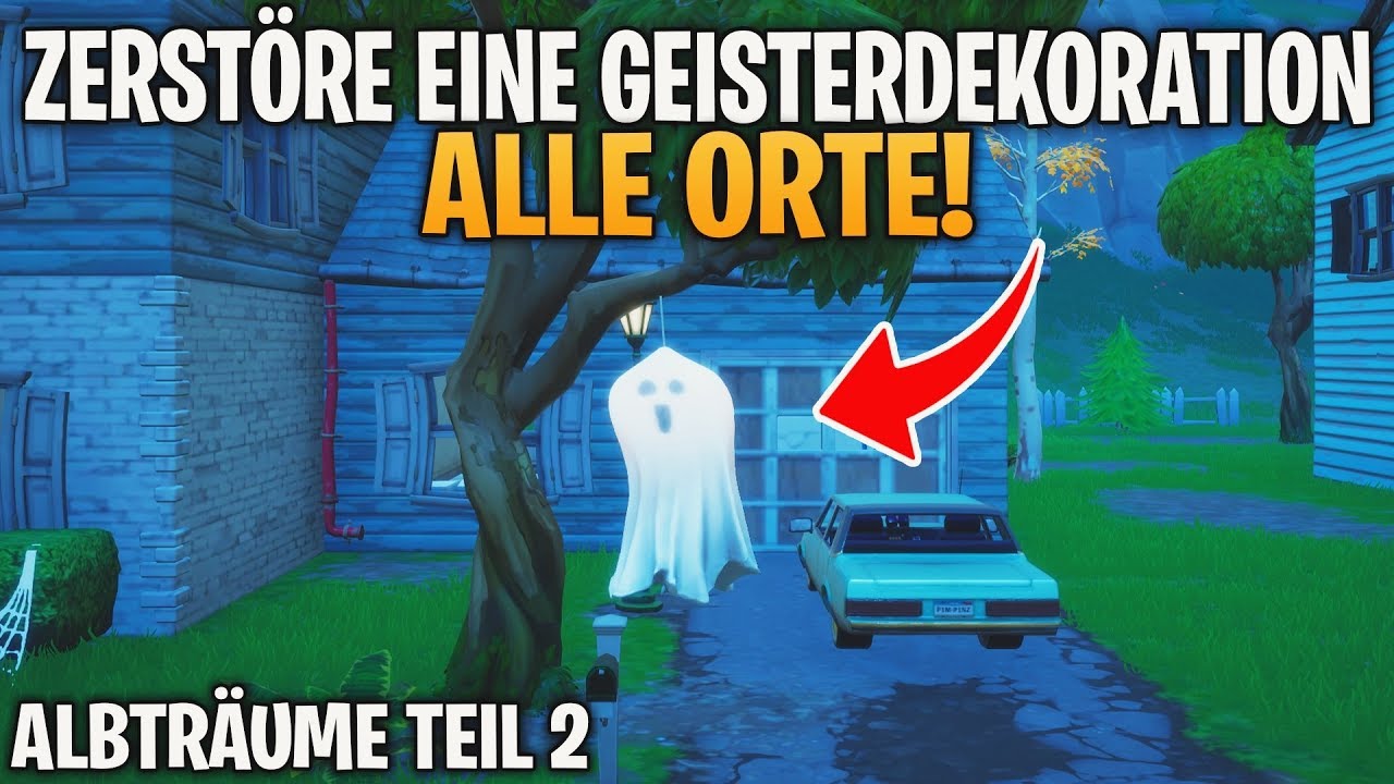 fortnite albtraume geisterdekoration - fortnite geisterdeko