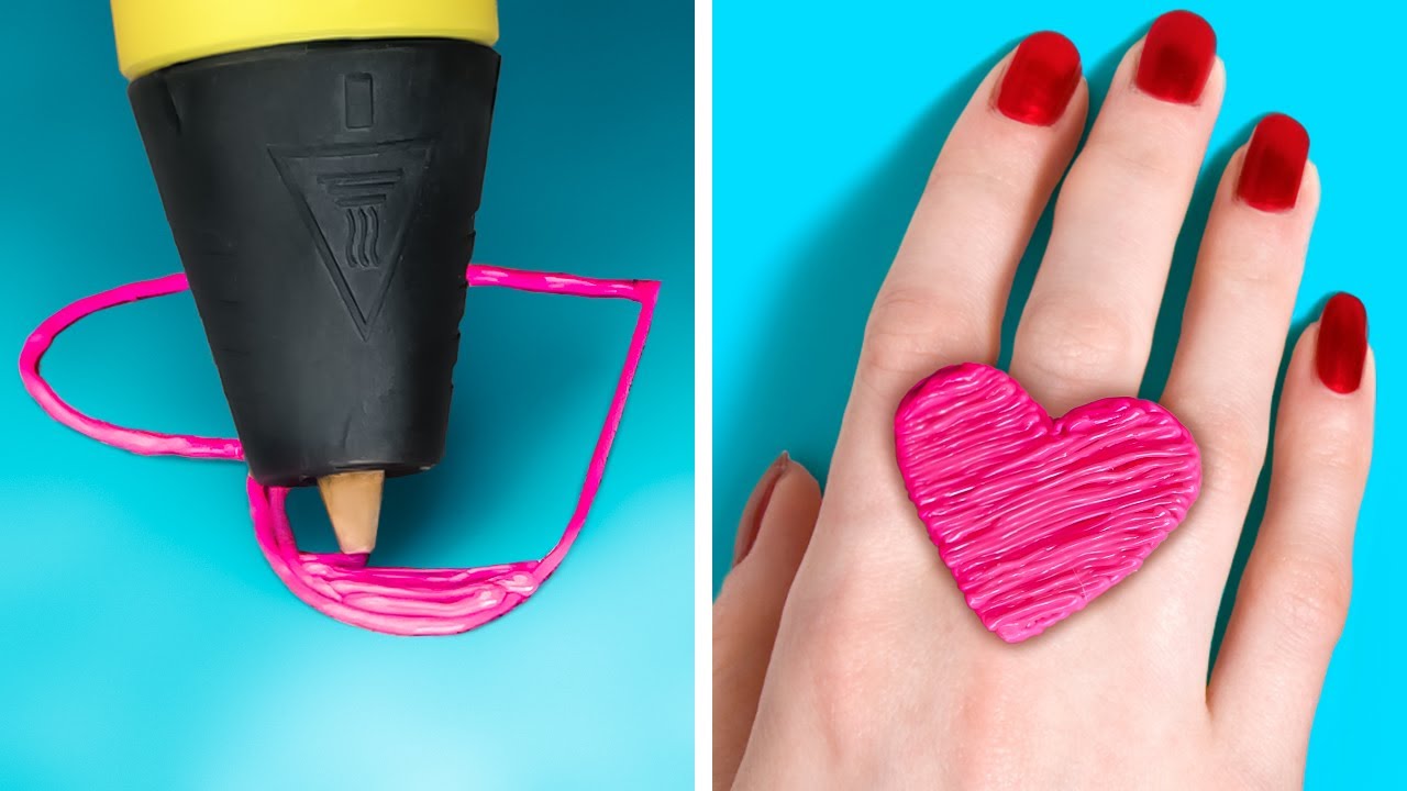 Cool 3D-Pen DIYs And Glue Gun Crafts That Will Amaze You || DIY Jewelry ...