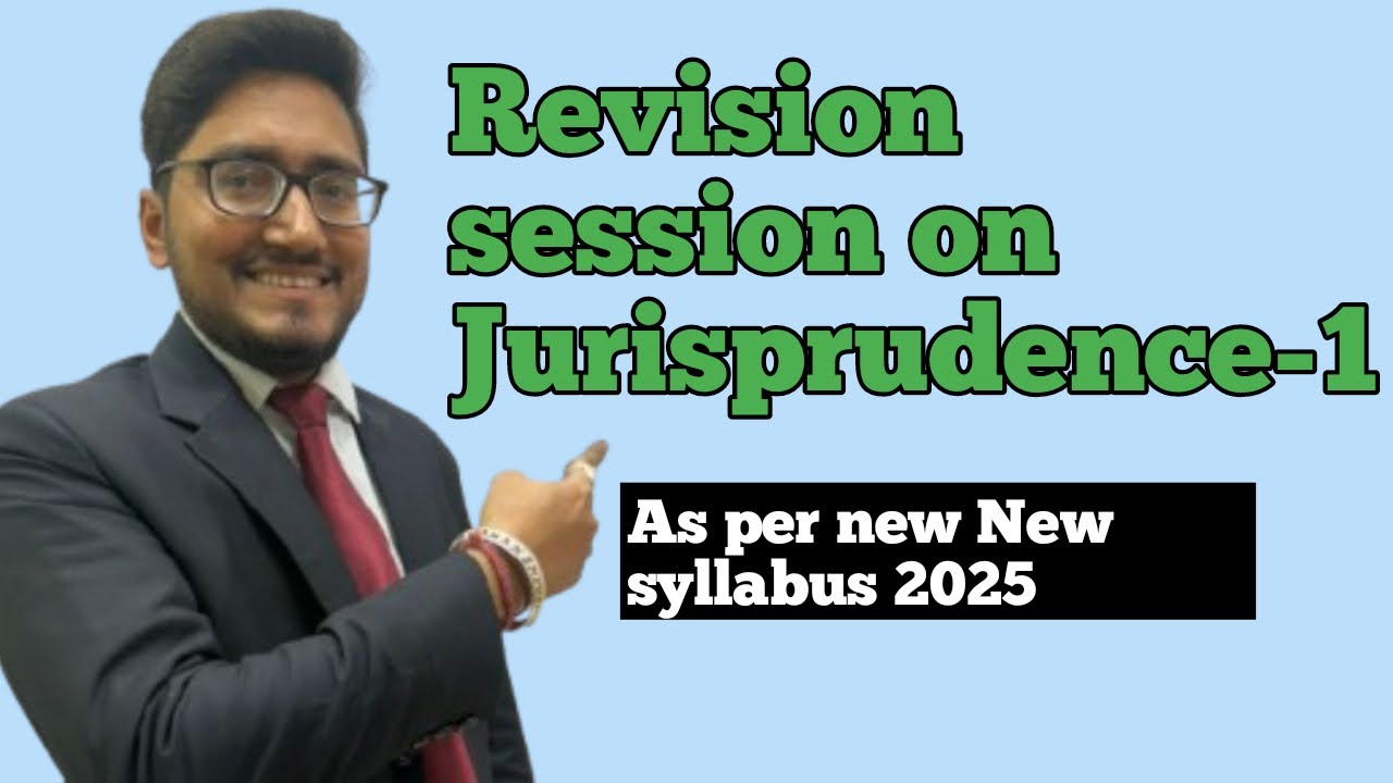Jurisprudence-1 for LLB and BALLB | CCSU | MSU | ICFAI |  | Panjabi University Patiala | MDU |