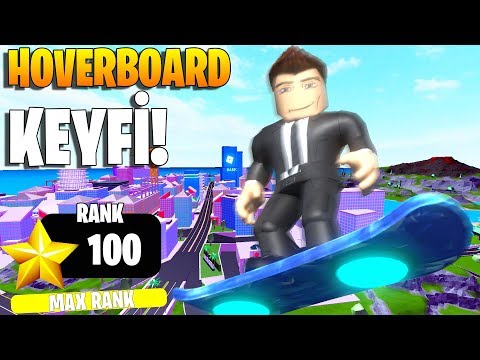 🛹 Hoverboard Keyfff! 🛹 Rank 100! | Mad City | Roblox Türkçe