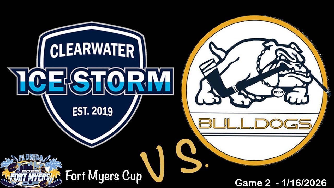 Clearwater Ice Storm Vs FL Bulldogs 1/16/26