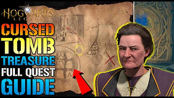 Hogwarts Legacy: Cursed Tomb Treasure! Full Quest GUIDE & Mysterious Map Fragment Puzzle Solution