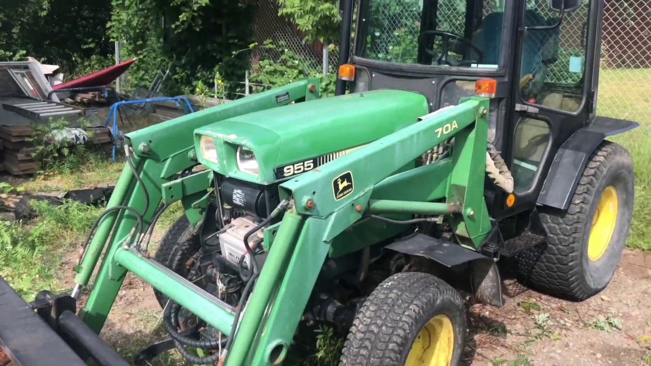 Traktor med lastare JOHN DEERE 955