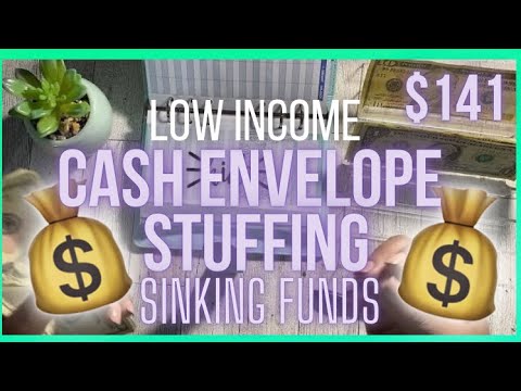 1 LOW INCOME CASH ENVELOPE STUFFING | LOW INCOME BUDGET | CASH STUFFING| SINKING FUNDS
