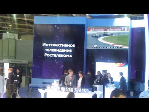 Стенд компании Ростелеком на Экспо "Связь 2012"