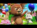 Funny balloon tricks at the park - BillionSurpriseToys Kids Funny Stories