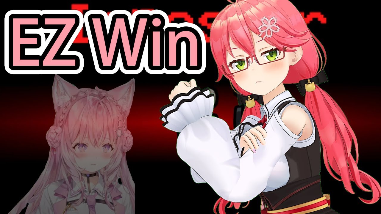 Первая победа самозванки неуклюжей Мико!【Англ. субтитры/Hololive】