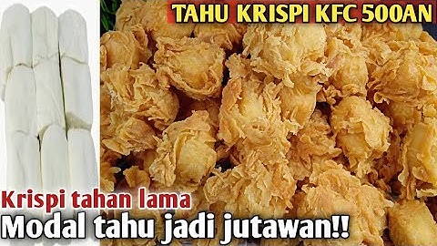 Thumbnail of WOW TAHU KFC 500AN DARI 10 TAHU JADI 60.000 LAKU RIBUAN TAHU KRISPI SEHARI CUMA 1 X CELUP