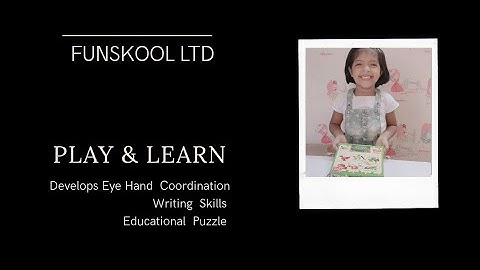 PLAY AND LEARN PUZZLES FROM FUNSKOOL  | EDUCATIONAL PUZZLES   FOR PRESCHOOLER
