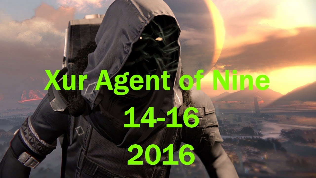 Xur Agent of Nine Vendor location 14/10/2016