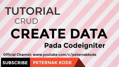 Hanya cukup perintah ini buat insert data?