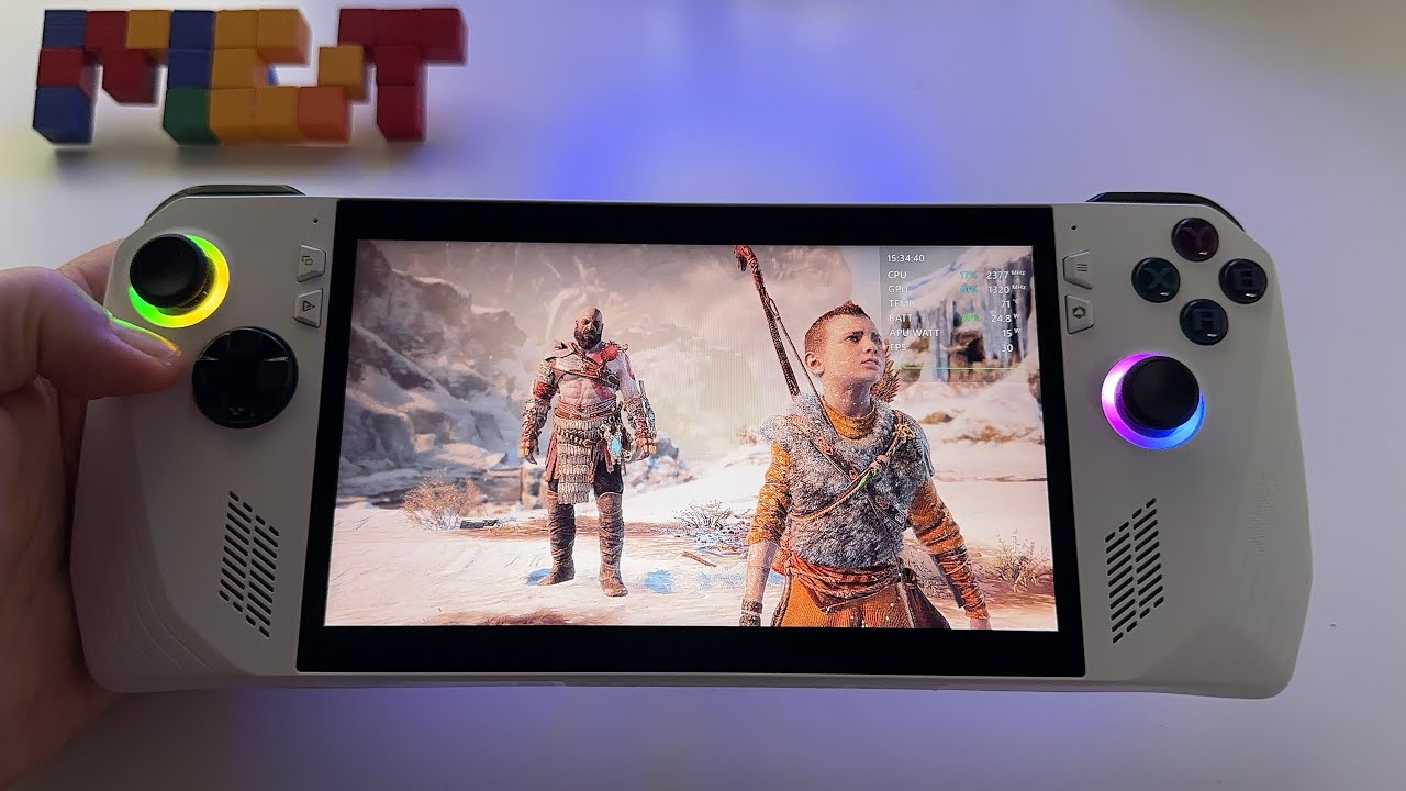 God of War | Asus Rog ALLY 15W+900p gameplay | RC71L Z1 Extreme - YouTube
