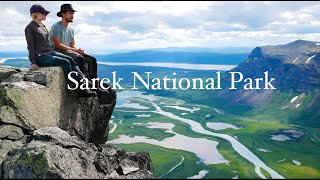 Hiking the Sarek National Park, North of the Arctic Circle. 4K