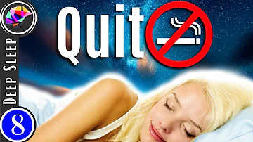 Quit Smoking OVERNIGHT - Sleep Hypnosis & Sleep Affirmations (8 hrs) Quit Now Session