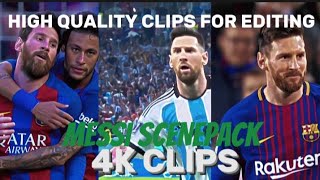 Messi Scenepack•High Quality Clips For Editing•4K Clips For Editing