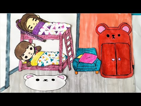 Çocuklar İçin Toca Boca evi Paper Doll ✅