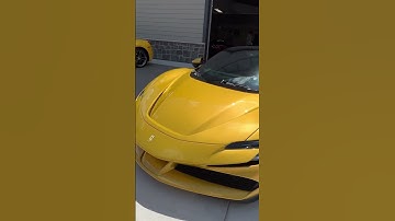 Ferrari SF90 Stradale AWD 💪🏽💛 #shorts #ferrari #sf90stradale