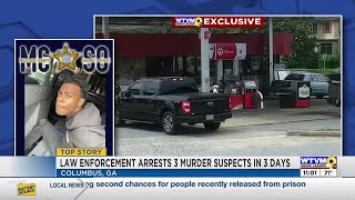 Law enforcement arrests 3 murder suspects in three days