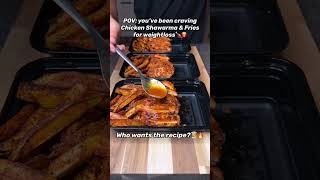 High Protein Chicken Shawarma & Fries for Weight Loss?| keto diet |keto recipes| weightloss