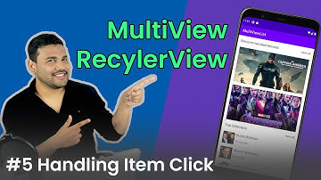 RecyclerView with Multiple View Types - #5 Handling Item Click