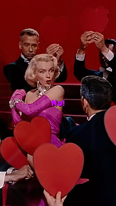 Marilyn Monroe Says ‘No’ Like a Queen in Gentlemen Prefer Blondes 1953
