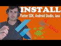 How to install android studio flutter sdk  java  windows 10 tutorial