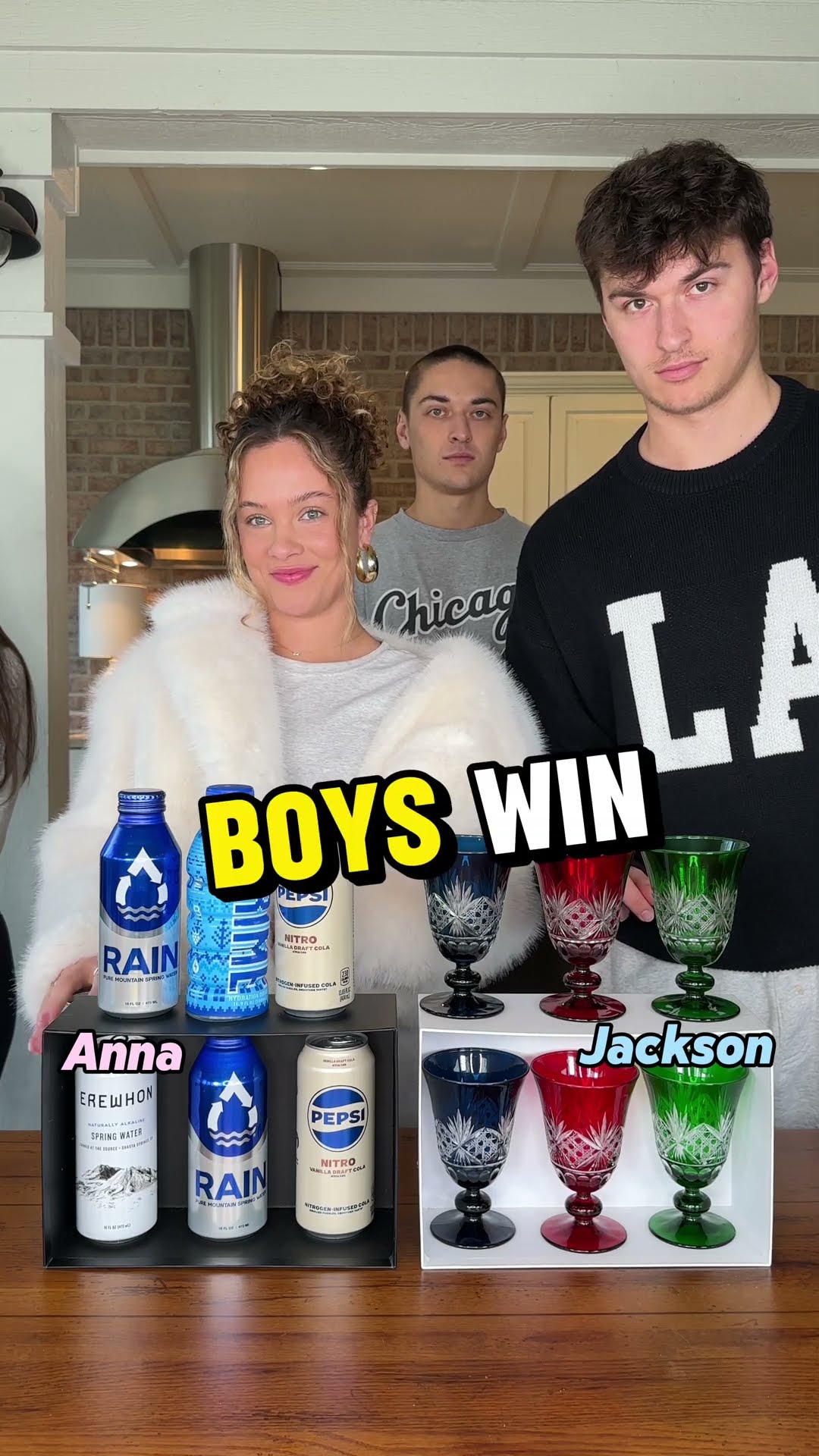 Boys vs. Girls! Who's team are you on?? #boysvsgirls #matchgame