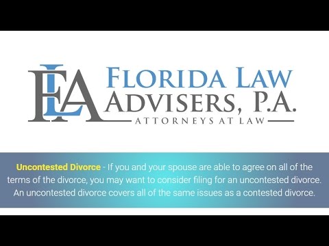 Florida Law Advisers, P.A. Uncontested Divorce - Tampa Divorce Attorneys