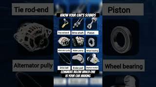 Car Sounds Explained |IdentifyEngine &amp; Mechanical Problems by Sound |Alternator Belts &amp; More#shorts