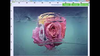 Animated Water Effect To Overlay On Images! Animated Water Effect On Flower! Draw Shapes In Water! screenshot 2