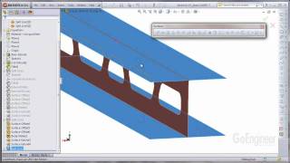 SOLIDWORKS Simulation  Shell Elements for Frames Tutorial