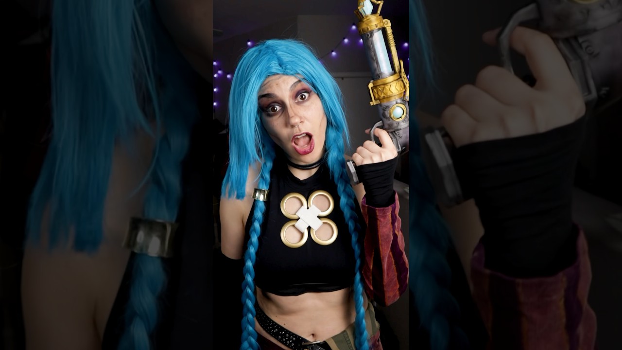 👀 guess how I made this?! 👀 #diycosplay #cosplaytutorial #jinxcosplay #SummerOnShorts