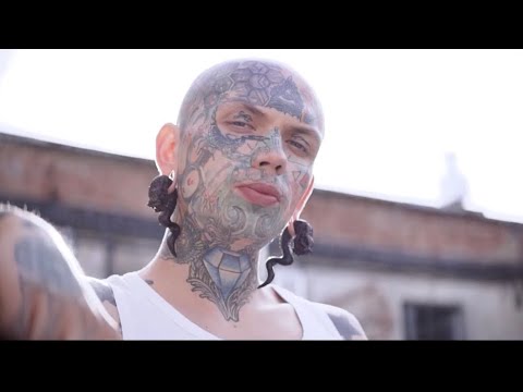 Man Living With His Full Face Tattooed I Facial Tattoo I Tattoo On A Face  Getting A Full Face Tattoo - Youtube