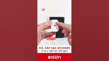 Combo cáp sạc, củ sạc nhanh BISON BCH1000 20W USB-C to Lightning